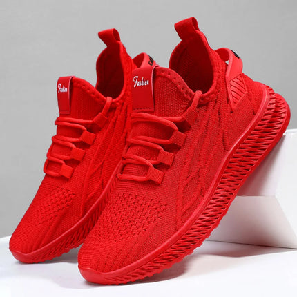 Yellow Sneakers For Women Shoes Slip On Flying Breathable Mesh Sneakers Woman Spring New Lightweight Tennis Ladies Casual Shoes
