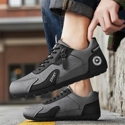 Men's PU Leather Casual Sneakers - image 4