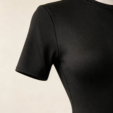 Women's High-Quality Backless Bodysuit Basic Solid Color Comfortable Fit Underwear