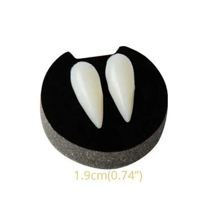 1-4Pcs Halloween Vampire Dentures Prop Halloween party Costume DIY Cosplay Props Decoration False Teeth With Dental Gum
