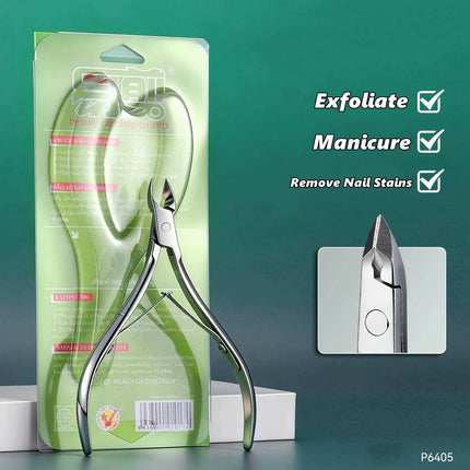 1Piece Cuticle Nipper, Premium Stainless Steel Cuticle Trimmer for Manicure & Pedicure at Home/Spa/Salon