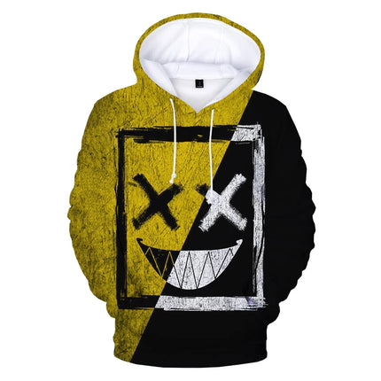 XOXO Pattern Trendy Devil Smiling Face 3D Printed Hoodie Sweatshirts Men Women Fashion Casual Funny Pullovers Hip Hop Hoodies