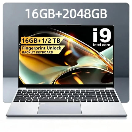 Intel Core i9 10980HK 15.6 Inch Gaming Laptop 32GB RAM 2TB SSD Fingerprint Unlock WiFi 6 4K Ultrabook Pro Max Speed