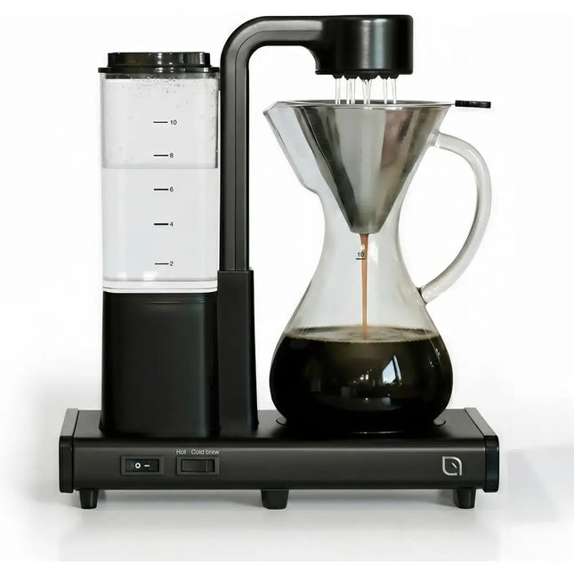 Automatic Pour Over Coffee Maker with Glass Carafe, Auto Shut-Off, Hot & Iced Coffee Compatible, Eco-Friendly Recycled Plastic