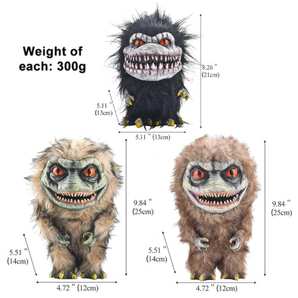 Alien Monster Doll Prop Creepy Plush Doll Horror Movie Alien Prisoner Stuffed Toy Funny Ugly Critters Halloween Party Decoration