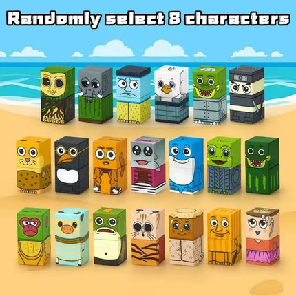 94pcs children's magnetic building blocks - Brainrot character DIY toys and Tung Sahur&Turarero STEM educational creativity
