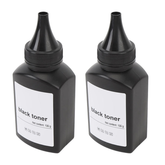 2 Stück Drucker Toner Nachfüllpackung 200g Schwarz Toner Nachfüllpulver für 1610 M2070 4321 3110 3200 PE220 PE120 3150 E210 E230 E260 E350