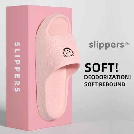 Non-Slip Slippers for Women Outer Wear 2024 New Indoor Home Sandals Female Summer Eva