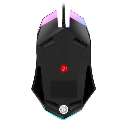 F1 Wired 3 Keys Mouse Colorful Lighting Gaming and Office For Microsoft Windows and Apple IOS System - product image from BSM