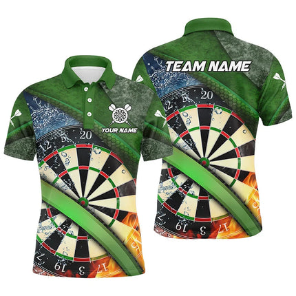 Fashion Darts Pattern Polo Shirts Summer Casual Custom Name Team Uniforms Short Sleeve Polo Shirt Loose Quick Dry Sports Tops