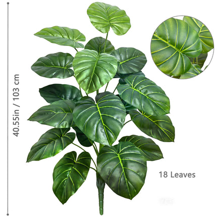 Artificial Monstera and Pothos Leaf Plant - image 11