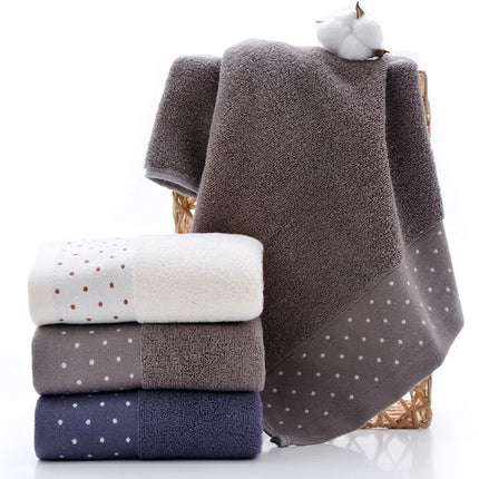 70x140cm Large Size 100% Cotton Towel Shower Bath Towel for Beach Hotel High Quality and Absorbent Soft Non-shedding Adult Towel