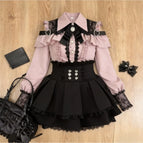 1734 pink black / S