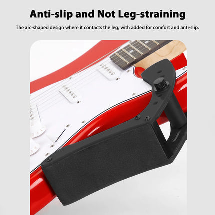 Electric Guitar Support Stand Holder Acrylic Clamp Sponge Pads 6 Position Height Adjustable Vertical Guitar Rack Stand