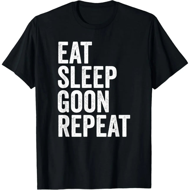 Camiseta divertida de hermano "Es hora de ir a Goon", camiseta Gooner para hombre, de algodón, humor, ropa de calle, camiseta de manga corta, unisex, ropa suelta