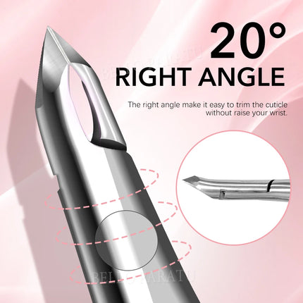 Cuticle Nippers Professional Cuticle Trimmer Extremely Sharp Cuticle Cutter Stainless Steel Manicure Nail Cuticle Remover Tools