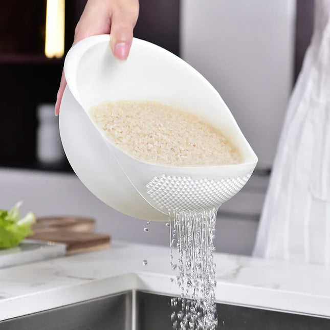 Rice Washing Filter Beans Strainer Basket Colander Plastic Sieve Fruit Vegetable Bowl Drainer Cleaning - product image 2