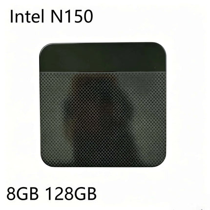 Compact Intel N150 Mini PC Multiple Configurations  NVMe SSD WiFi6 Triple 4K Silent Desktop for Home Office Media Editing