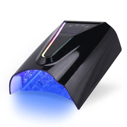 Super High-Value Products 128W Cordless Pro Cure UV LED Nail Lamp Professional Rechargeable Gel Nail Dryer