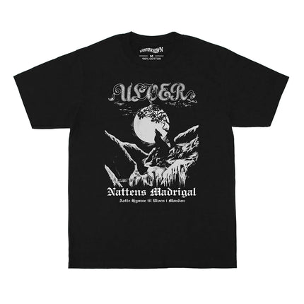 Ulver T Shirt The Madrigal Of Night Black Metal Satyricon Agalloch Washed Cotton Men's Tops Clothes Printed Unisex Graphic Shirt