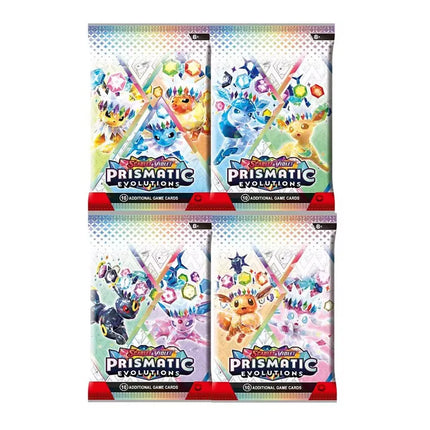 360Pcs Pokemon Card Prismatic Evolutions Scarlet Violet 151 Destined Rivals Black Bolt English Booster Battle Transaction Card