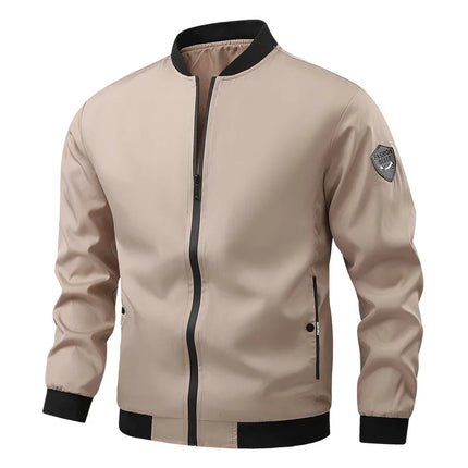 Men Solid Casual Outerwear Jacket New Arrival Spring Autumn Loose Versatile Fashion Coat Daily Casual Outdoor Male Clothing