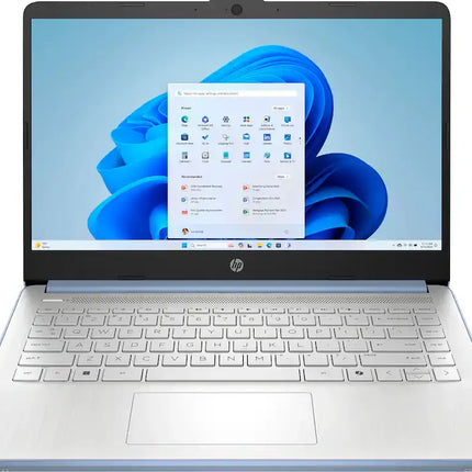 HP 14" HD LED Ultra Light Laptop with 1-Year Microsoft 365,Intel Processor N150,Up to 16GB RAM,384GB Storage (128GB UFS+256GB SD Card),Windows 11 S