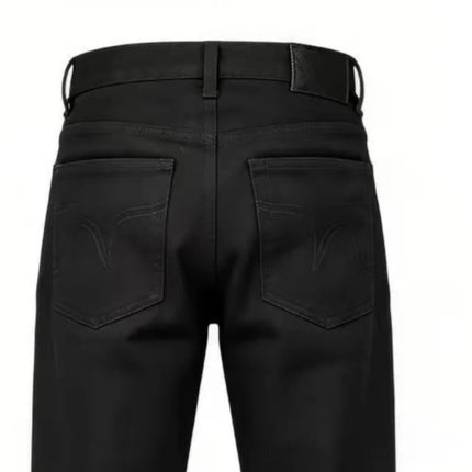 Mens Jeans Harajuku American Retro Black Flared Denim Pants Loose Straight Wide Leg Streetwear Summer Casual Vintage Unisex New