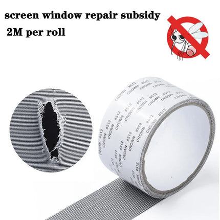 Mosquito Net Windows Anti-Mosquito Mesh Easy-to-Apply Waterproof Window Screen Repair Tape Self-Adhesive Mesh Patch