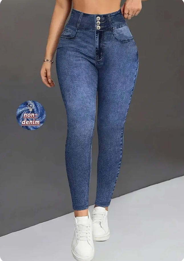 Spring Women's Non-Denim Leggings Gym Yoga Pants Casual Elastic Workout Exercise Fitness Running Tights - product image 2