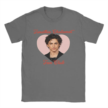 Harajuku T Shirt Beach Timothee Chalamet American Actor Hip Hop T Shirts Pure Cotton Tee Shirt for Men Y2K Short Sleeve Clothes