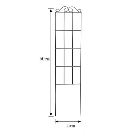 Plants Support Metal Trellis Black Iron Wire Vine Plants Trellis for Garden Enthusiasts Lovers