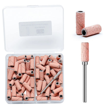 3mm 80pcs Mini Zebra Nail Sanding Bands Electric Machine Nail Drill Bits UV Gel Acrylic Polish Remover For Nails Accessory Tool