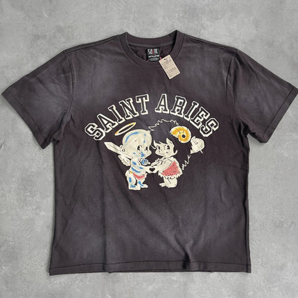 Washed Saint T-Shirt Men Women Best Quality Tee Tops Vintage T Shirt