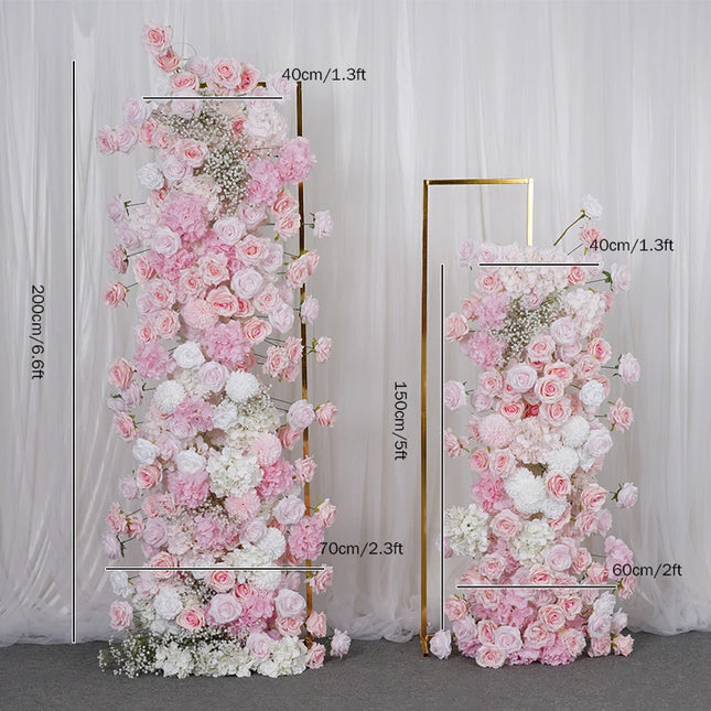Flower Row Wedding Backdrop - artificial flowers for wedding backdrops (photo 9 of 9)