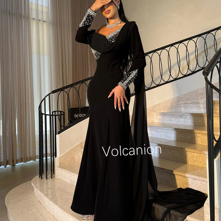 Customized Elegant Jersey Draped Sequined Straight Off-the-shoulder Midi Dresses Bespoke Occasion High Quality