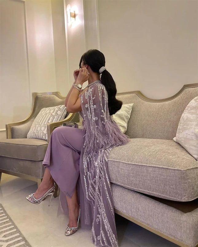 Maßgeschneidertes, elegantes, hochwertiges Jiayigong Abendkleid aus Juwelen-Meerjungfrauen-Stoff mit Pailletten und Charmeuse für festliche Anlässe, Kleider für Damen