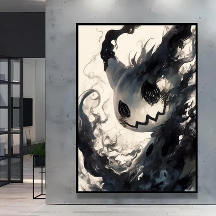 Stylish Pokemon Umbreon Decorative High Quality Canvas Painting Available in Multiple Sizes Suitable for Different Home Spaces