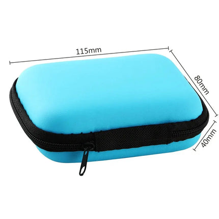 Sundries Travel Storage Bag Charging Case for Earphone Package Zipper Bag Portable Travel Cable Organizer Electronics Storage