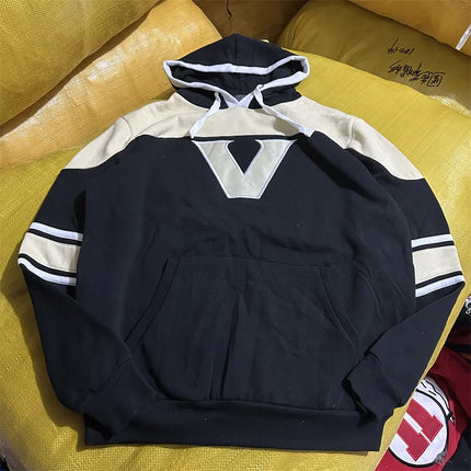 NCAA Embroidered American Casual Dance Basketball Hoodie Loose Vintage Sweatshirt Youth Winter Fashion Streetwear
