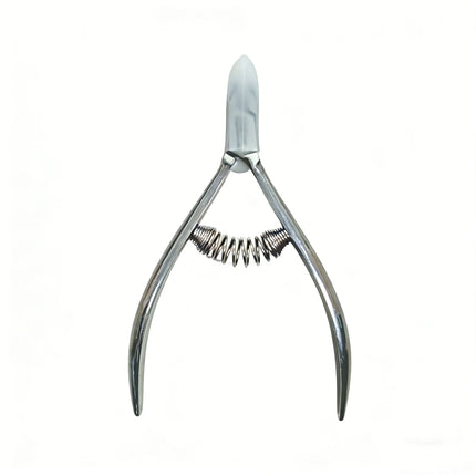 Professional stainless steel cuticle nippers, easily remove edge hangnails and cuticles, built-in spring labor-saving cutter,