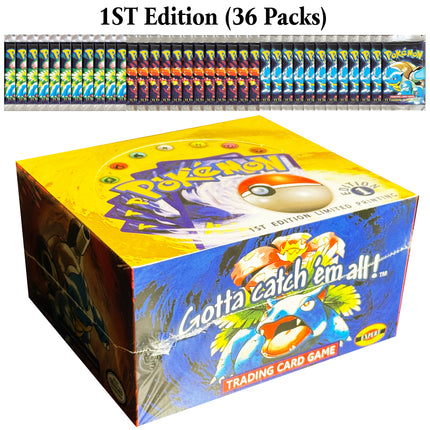 PTCG Proxy Cards Booster 36 Packs/BOX Base Set Pokemon Cards TCG Homemade Collectible Card 1ST Edition Base Set Toy Gifts PTCG