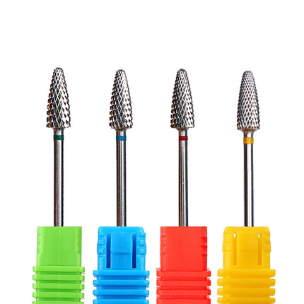 1pc Carbide Tungsten Nail Drill Bit Rotate Burr Milling Nail Cutter Bits Electric Drill Machine For Manicure Pedicure Tools