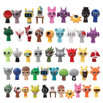 ==2025new 24pcs/48pcs Sprunki Figures Mode Toys Sprunki Incredi box Anime Action Figures Sprunki Game Cartoon