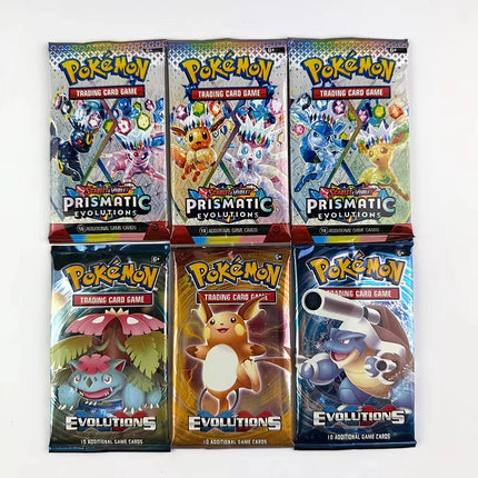 10/40 Pcs Pokemon Card Prismatic 151 Evolutions English Booster Battle Pokemon Card Game Carte Trading Collection Cards
