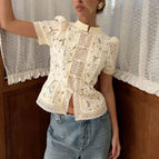 Short Sleeves Beige / M