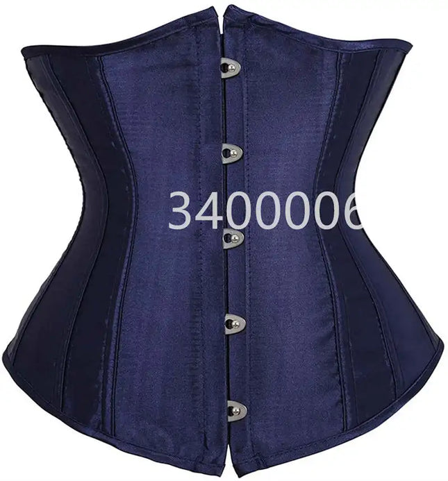Schwarzes Korsett Unterbrust Übergröße Sexy Damen mit Schnürung Bodyshaper Kostüme Taillenformer Damen Burleske Korsett Rot Grün Blau Pink