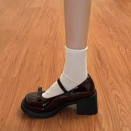 Spring and Autumn Elegant Round Head Sexy Low Heel Casual Single Shoes Fashionable Best Selling New Comfortable Women's Shoes
