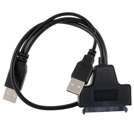 YIGETOHDE Usb To Sata USB 2.0 To 2.5 Inch HDD 7+15Pin SATA Hard Drive Cable Adapter For SATA SSD&HDD Adapter USB2.0 Power Supply