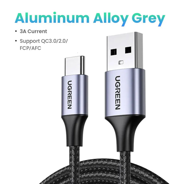 UGREEN 3A USB Typ C Kabel für iPhone 17 16 Xiaomi Samsung Schnellladekabel USB-C Lade-/Datenkabel für iPad Poco USB C